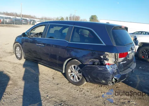 2015 Honda Odyssey Ex-L из США, поврежденный, VIN 5FNRL5H65FB003152